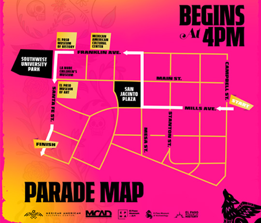 Map of Parade Route